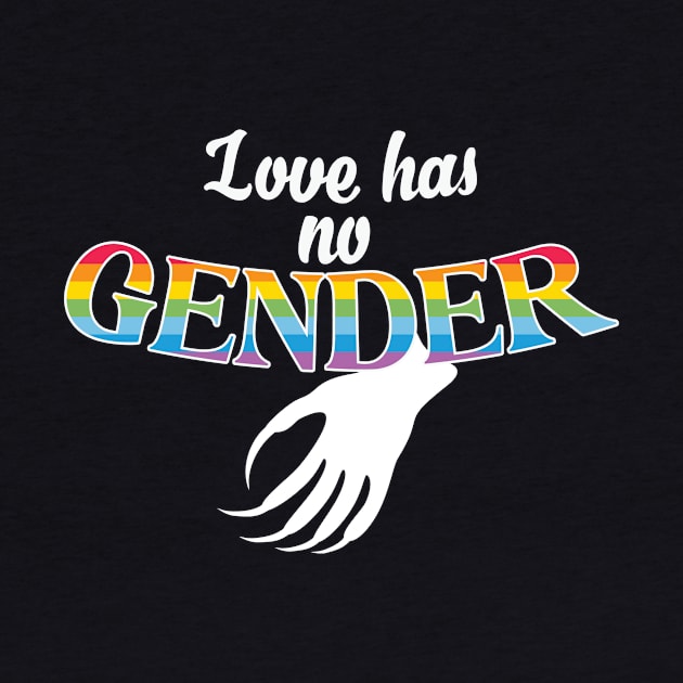 Love Has No Gender Rainbow Diversity Monster by TheMavenMedium